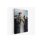 Harita Sepeti Atatürk Portre Tablosu Mustafa Kemal Atatürk Dikdörtgen Dekoratif Kanvas Tablo-Fg-131 50 X 70 Karışık Hs-Fg-131