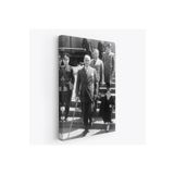 Harita Sepeti Atatürk Portre Tablosu Mustafa Kemal Atatürk Dikdörtgen Dekoratif Kanvas Tablo-Fı-133 70 X 100 Karışık Hs-Fı-133