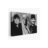 Harita Sepeti Atatürk Portre Tablosu Mustafa Kemal Atatürk Dikdörtgen Dekoratif Kanvas Tablo-Fl-136 70 X 100 Karışık Hs-Fl-136