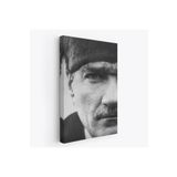 Harita Sepeti Atatürk Portre Tablosu Mustafa Kemal Atatürk Dikdörtgen Dekoratif Kanvas Tablo-Fs-142 35 X 50 Karışık Hs-Fs-142