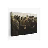 Harita Sepeti Atatürk'Ün Anadolu'Yu Ziyareti Mustafa Kemal Atatürk Dikdörtgen Dekoratif Kanvas Tablo-Cü-74 35 X 50 Karışık Hs-Cü-74