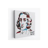 Harita Sepeti Baruch Spinoza Dekoratif Kanvas Tablo-5818 50 X 50 Karışık Hs-5818