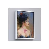 Harita Sepeti Beyaz Çerçeveli Güzel Helen Dekoratif Duvar Tablosu 40 X 55 Beyaz Frm_6142