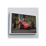 Harita Sepeti Beyaz Çerçeveli Imola İtalya, Luigi Musso Tarihi Gp 2012, Heron Alfa Romeo F1 Sürücüsü 75 X 105 Beyaz Frm_3719