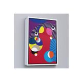 Harita Sepeti Beyaz Çerçeveli Spiritual Gözler Tablosu 25 X 35 Beyaz Frm190