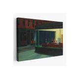 Harita Sepeti Edward Hopper'Un Gecekuşları Eseri Kanvas Tablo-5158 50 X 70 Karışık Hs-5158