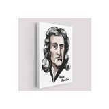 Harita Sepeti Isaac Newton Dekoratif Kanvas Tablo-5914 50 X 70 Karışık Hs-5914