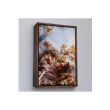 Harita Sepeti Kahverengi Çerçeveli Rönesans Melekleri Dekoratif Duvar Tablosu 25 X 35 Kahverengi Frm_6229