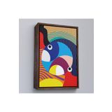 Harita Sepeti Kahverengi Çerçeveli Spiritual Gözler Tablosu 75 X 105 Kahverengi Frm191