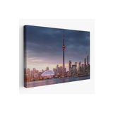 Harita Sepeti Kanada Toronto Manzarası Kanvas Tablo-5079 35 X 50 Karışık Hs-5079
