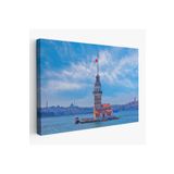 Harita Sepeti Kız Kulesi Dekoratif Kanvas Tablo-6513 95 X 165 Karışık Hs-6513