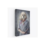 Harita Sepeti Köpek Kafalı İnsan Kanvas Tablo-4998 50 X 70 Karışık Hs-4998