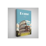 Harita Sepeti Roma İtalya Kolezyum Tablo-7696 50 X 70 Karışık Tbl_7696