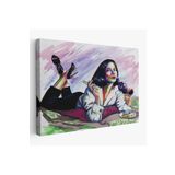 Harita Sepeti Silahlı Gangster Kız Pop Art Dekoratif Duvar Tablosu-3530 35 X 50 Karışık Hs-3530