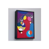Harita Sepeti Siyah Çerçeveli Spiritual Gözler Tablosu 40 X 55 Siyah Frm190