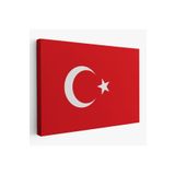 Harita Sepeti Türk Bayrağı Dekoratif Kanvas Duvar Tablosu-3668 125 X 210 Karışık Hs-3668