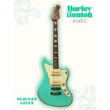 Harley Benton JA-60CC Seafoam Green Elektro Gitar – Vintage Stil - Yeşil