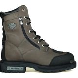 Harley Davidson 025G100321 Riddick Grey Nubuk Kadın Bot - Gri
