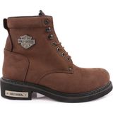 HARLEY DAVIDSON 025M0109 Gibson Erkek Bot Koyu Kahve Renkli Kısa Topuklu Rahat Taban