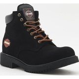 Harley Davidson 556 Mid Black Süet Erkek Bot