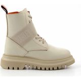 Harley Davidson Beige Leather Kadın Bot & Bootie HD0777055403 - Bej
