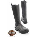 Harley Davidson Black Deri Kadın Bot & Bootie HD0777056903 - Siyah