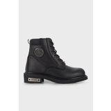 Harley Davidson Black Hakiki Deri Kadın Bot & Bootie HD0777009803