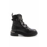 Harley Davidson Black Leather Kadın Bot & Bootie Hd0777003003