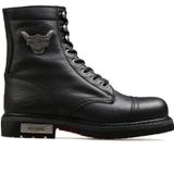 Harley-Davidson Colmar Black Baskili Deri Erkek Çizme Ve Bot, Siyah (Siyah Black), 40