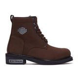 Harley Davidson Gibson 025M100109-D04-08 Dark Brown Koyu Kahverengi Crazy Deri Erkek Bot
