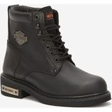 Harley Davidson Gibson Bot 35-40 Black Yağlı Deri - Siyah