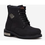 Harley Davidson Gibson Nubuk Deri Bot 40-48 Black Nubuk - Siyah