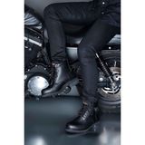 Harley Davidson Gibson Siyah Yağlı Deri Erkek Bot Postal Ayakkabı V5 - Siyah Deri