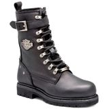 Harley Davidson Gladis G0385 Siyah Deri Kadın Bot