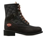 Harley-Davidson Harley Davidson New/Worker - 025M0 Orta Topuk Kauçuk Taban Casual Siyah Nubuk Erkek Bot 42 42 EU