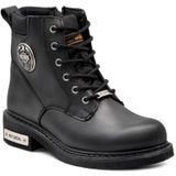 Harley Davidson Jim 025G100128-B14-44 Siyah Deri Kadın Bot