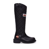 Harley Davidson Kadın Siyah Laconia Hi Fermuarlı Deri Çizme 025G100074