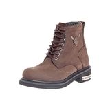 Harley Davidson Kahverengi Erkek Botu 025M100109-Dark-Brown-Nubuk 44