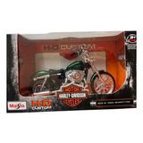 Harley Davidson Klasik Motorsiklet 1:12 Ölçekli 18 Cm Uzunluk (Çok Renkli)
