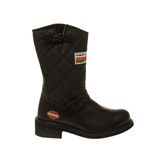 Harley Davidson Laconia 644 025G100071-100 Hakiki Deri Siyah Kadın Bot