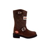 Harley Davidson Laconia 644 025G100071-B23-27 Hakiki Deri Kahverengi Kadın Bot