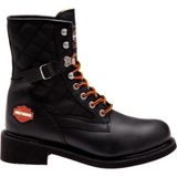 Harley Davidson New Worker 025G100078-B14-44 Siyah Yağlı Deri Kadın Bot