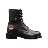 Harley Davidson Siyah Kadın Botu 025G100078-Black-Derı