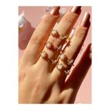 Harlofia Jewelry Ayarlanabilir Opal Taşlı Nature Yüzük