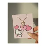 Harlofia Jewelry Çelik Hello Kitty Anahtar Kolye