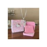 Harlofia Jewelry Gümüş Kaplamalı Minimal Shiny Hello Kitty Kolye