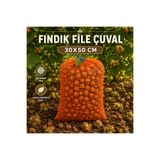 HARMAN 30x50 cm Fındık File Çuval 50 Adet File Çuval Boş Çuval Çok Amaçlı Tarım ve Meyve Sebze Hasat Filesi