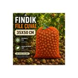 HARMAN 35x50 cm Fındık File Çuval 50 Adet File Çuval Boş Çuval Çok Amaçlı Tarım ve Meyve Sebze Hasat Filesi