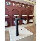 Harmeh Concept 5957 Ab Şelale Çanak Lavabo Bataryası Siyah