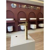 Harmeh Concept 5957 Aq Şelale Çanak Çanak Lavabo Bataryası Antik